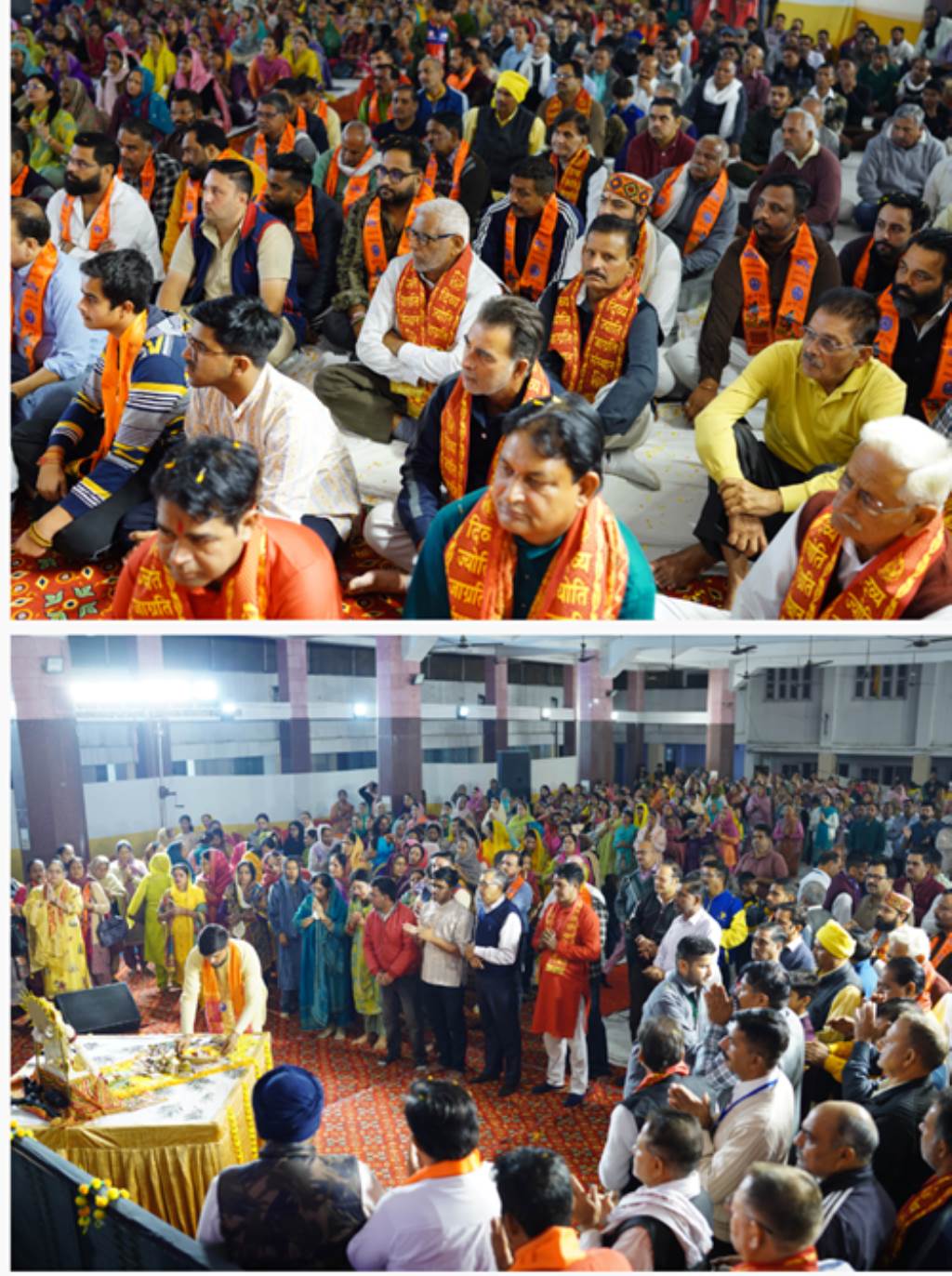Katha Vyas Sadhvi Manaswini Bharti Ji gave a very emotional and inspiring description of the sacred context of Sundar Kand on this occasion